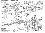 Bosch 0 603 166 742 CSB 700-2 RE Percussion Drill 240 V / GB Spare Parts CSB700-2RE